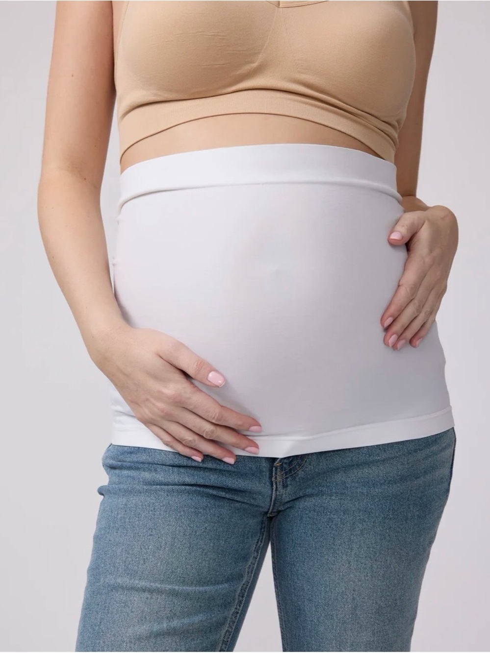 Pack Maternity Belly Band Set - Black & White - Size 3 (NWOT)